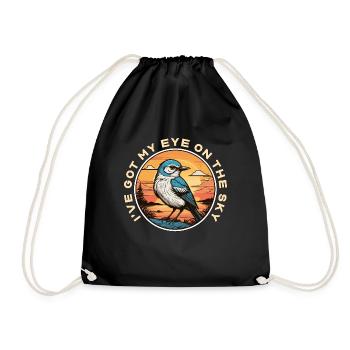 Bird Enthusiast I've Got My Eye Ornithologist - Drawstring Bag - black - Front