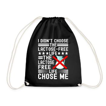 Intolérance au lactose Intolérance au lactose - Sac de sport léger - noir - Devant