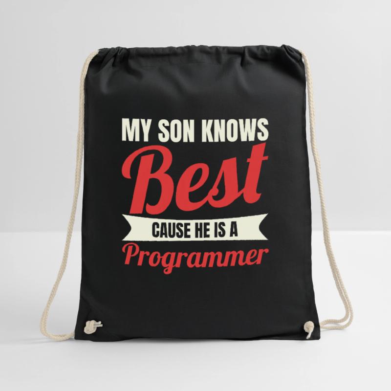 Software Developer Son Drawstring Bag