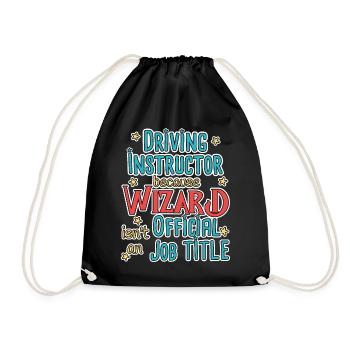 Instructeur de conduite Wizard Auto-école - Sac de sport léger - noir - Devant