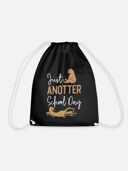 Otter Pre-School First Grade Back - Turnbeutel - Schwarz