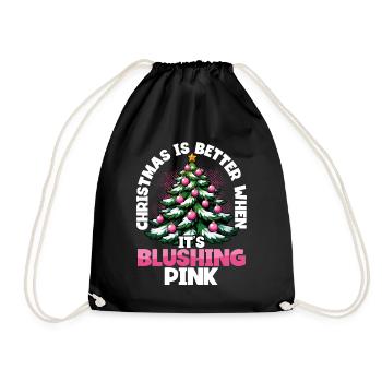 Rêver d’un Noël festif - Sac de sport léger - noir - Devant