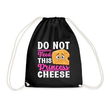 Lactose intolerance Lactose intolerant - Drawstring Bag - black - Front
