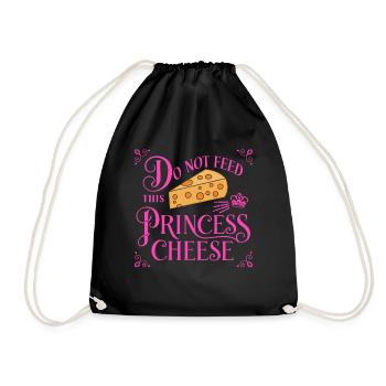 Lactose intolerance Lactose intolerant - Drawstring Bag - black - Front