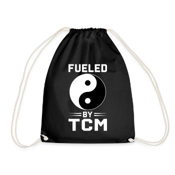 Chi Qi Ying Yang Traditional Chinese Medicine - Drawstring Bag - black - Front