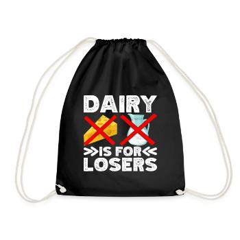 Intolérance au lactose Intolérance au lactose - Sac de sport léger - noir - Devant