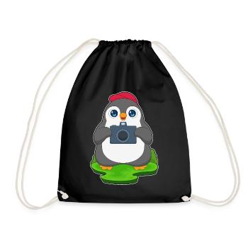 Penguin Photographe Appareil photo - Sac de sport léger - noir - Devant