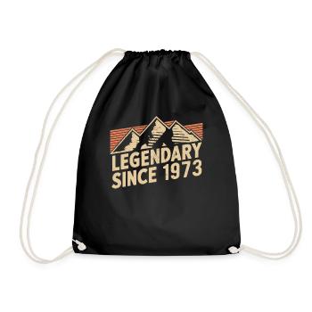 Légendaire depuis 1973 Anniversaire - Sac de sport léger - noir - Devant