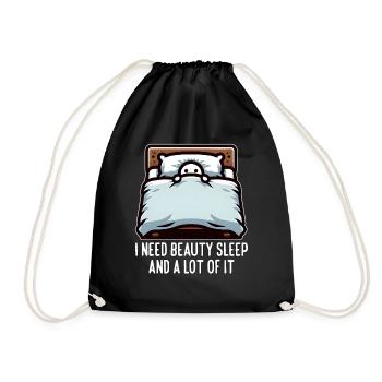 J’AI BESOIN DE SOMMEIL RÉPARATEUR ET DE BEAUCOUP DE SOMMEIL - Sac de sport léger - noir - Devant