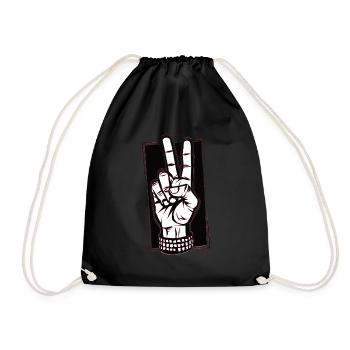 Let's Rock - Drawstring Bag - black - Front