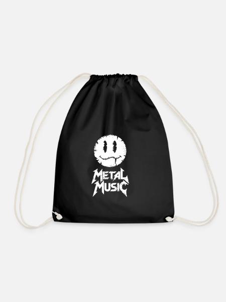 Metal music - Turnbeutel - Schwarz