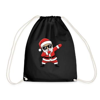 Dubbing Santa - Drawstring Bag - black - Front
