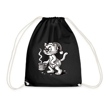 Amateur de café de Noël - Sac de sport léger - noir - Devant