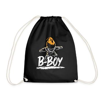 B-Boy Breakdance Hip Hop Dance Danseuse Breakdance - Sac de sport léger - noir - Devant