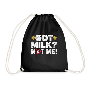 Intolérance au lactose Intolérance au lactose - Sac de sport léger - noir - Devant