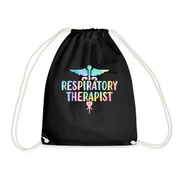 Inhalothérapeute Tie Dye Healthcare Lung - Sac de sport léger - noir - Devant