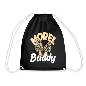 Cueillette de champignons Ami des morilles Buddy - Sac de sport léger - noir - Devant