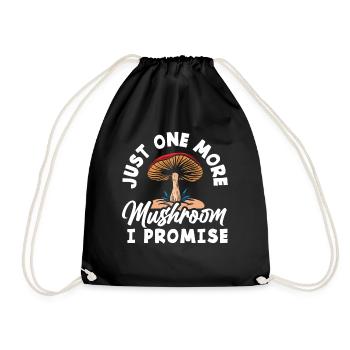 Juste un collectionneur de promesses de champignons - Sac de sport léger - noir - Devant