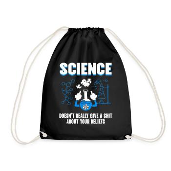 Étudiant en humour scientifique, Physique, Chimie - Sac de sport léger - noir - Devant
