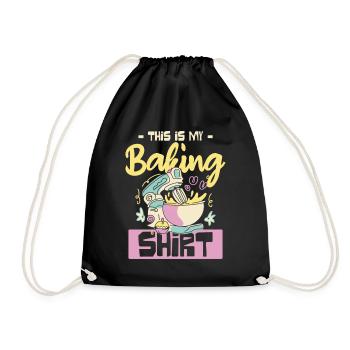 C’est ma chemise de pâtisserie Creative Baker - Sac de sport léger - noir - Devant