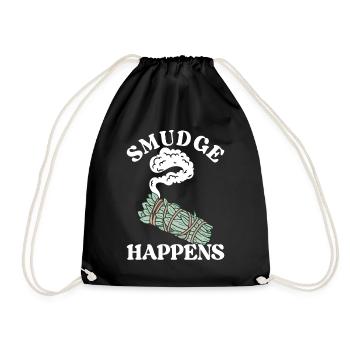 Herbes Encens Purification Spirituelle - Sac de sport léger - noir - Devant