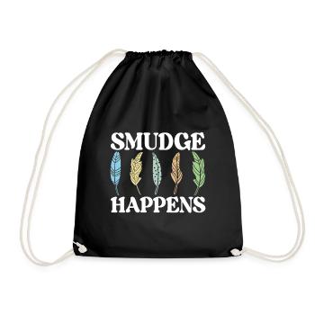 Herbes Encens Purification Spirituelle - Sac de sport léger - noir - Devant