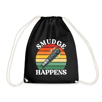 Herbes Encens Purification Spirituelle - Sac de sport léger - noir - Devant