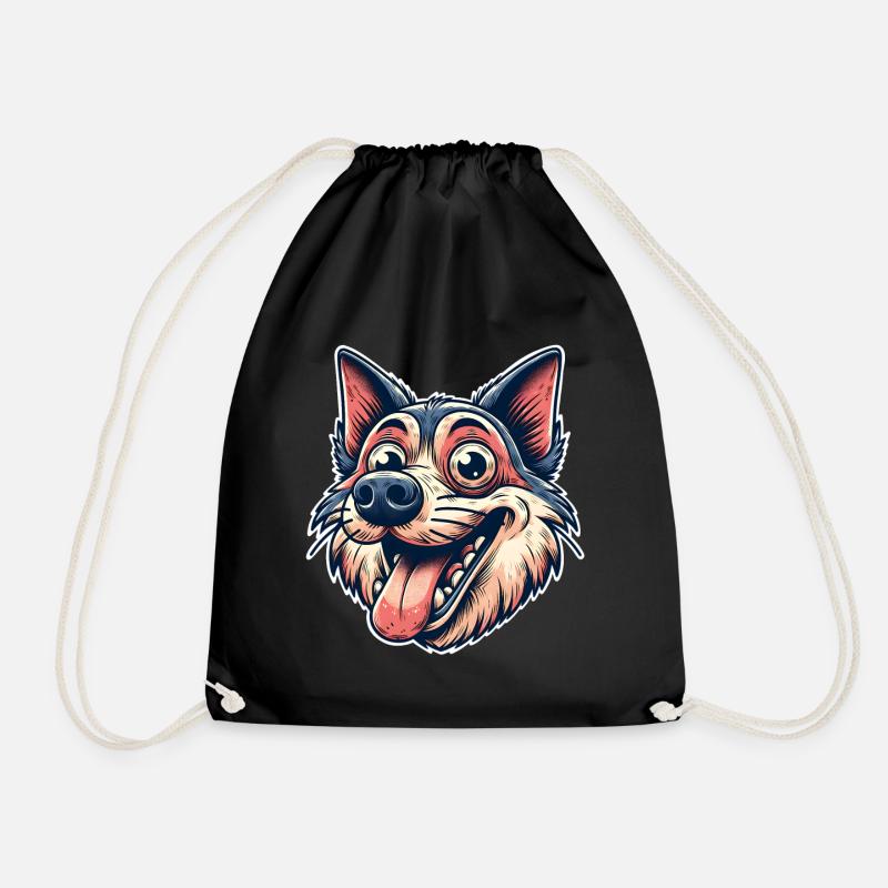Hund - Turnbeutel - Schwarz