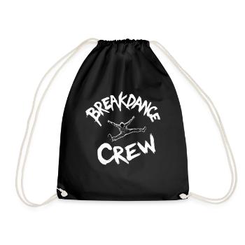 Breakdance Crew Breakdance Breakdancing Breakdance - Turnbeutel - Schwarz - Vorne