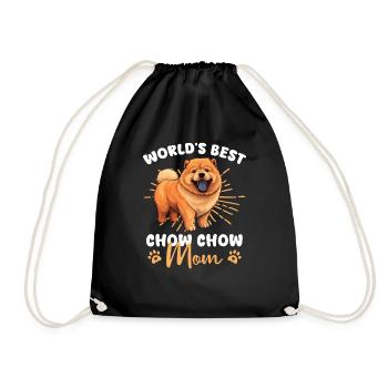 Chow Chow Groovy Chow Chow Maman - Sac de sport léger - noir - Devant