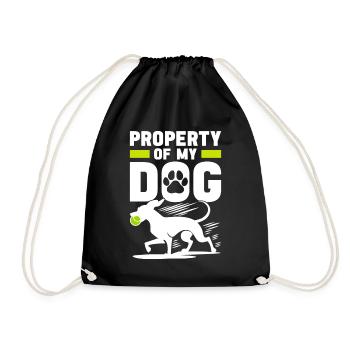 Flyball Hundesport - Turnbeutel - Schwarz - Vorne