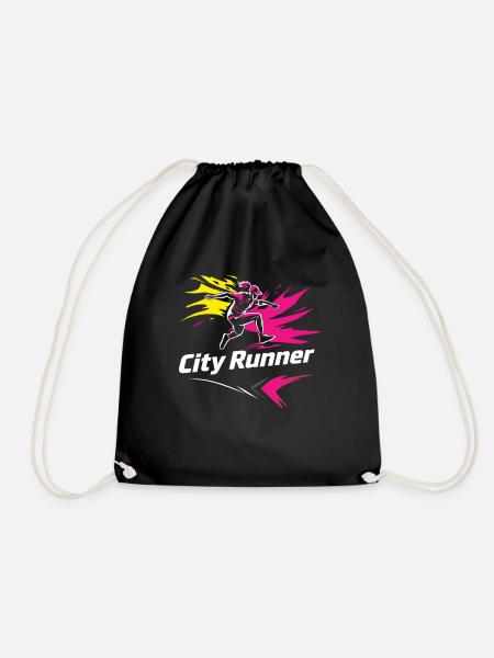 City Runner Stadtläufer - Sac de sport léger - noir