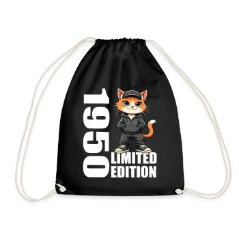 Edition Limitée 1950 Anniversaire Né 1950 - Sac de sport léger - noir - Devant