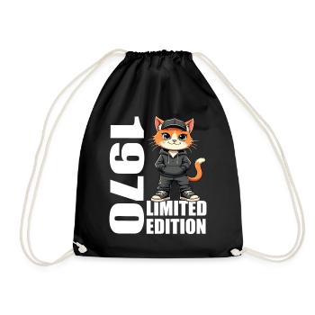 Edition Limitée 1970 Anniversaire Né 1970 - Sac de sport léger - noir - Devant