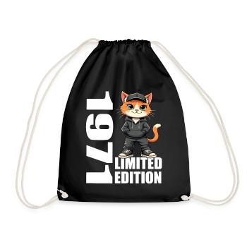 Edition Limitée 1971 Anniversaire Né 1971 - Sac de sport léger - noir - Devant
