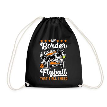 Flyball Sports canins - Sac de sport léger - noir - Devant