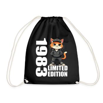 Limited Edition 1983 Birthday Born 1983 - Drawstring Bag - black - Front