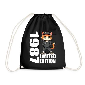 Edition Limitée 1987 Anniversaire Né 1987 - Sac de sport léger - noir - Devant