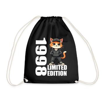 Edition Limitée 1998 Anniversaire 1998 Naissance - Sac de sport léger - noir - Devant