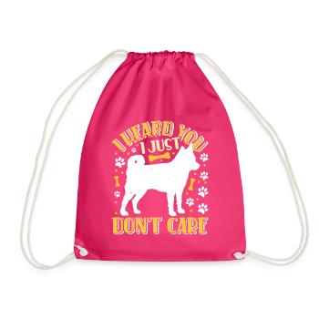 Alaskan Clover Kai - Drawstring Bag - fuchsia - Front