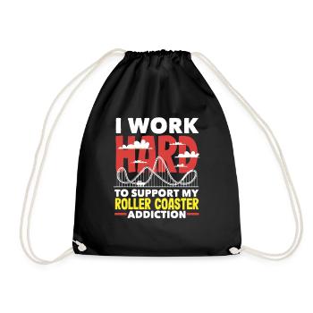 Roller Coaster Passion Soutien - Sac de sport léger - noir - Devant