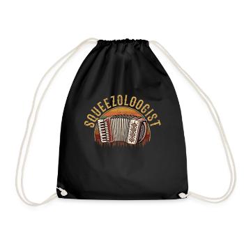 Squeezologist Accordion Player - Turnbeutel - Schwarz - Vorne