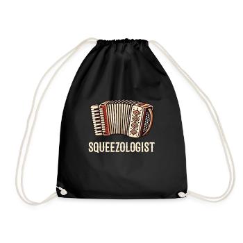 Squeezologist Accordion Player - Turnbeutel - Schwarz - Vorne