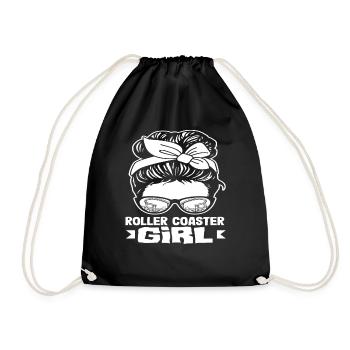 Montagnes russes Fille Look élégant - Sac de sport léger - noir - Devant