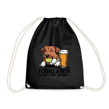 Flyball Sports canins - Sac de sport léger - noir - Devant