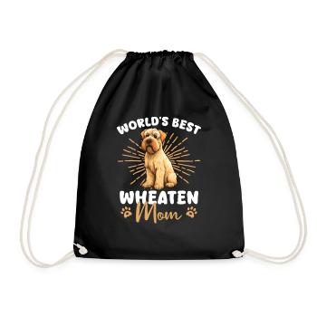 Irish Soft Coated Wheaten Terrier Wheaten Mom - Turnbeutel - Schwarz - Vorne