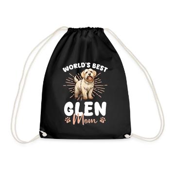 Irish Glen of Imaal Terrier La meilleure maman Glen du monde - Sac de sport léger - noir - Devant