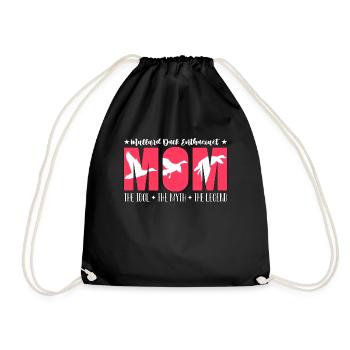Canard colvert passionné Maman L’idole Amoureuse des animaux - Sac de sport léger - noir - Devant