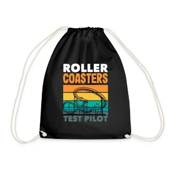 Montagnes russes Pilote d’essai Aventure - Sac de sport léger - noir - Devant