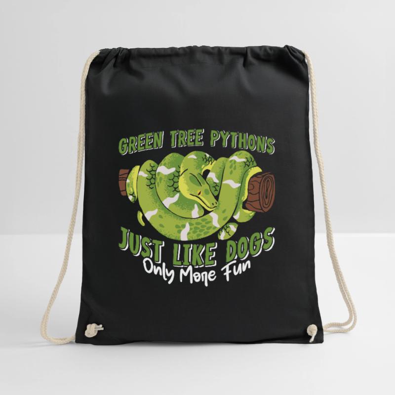 Green Tree Python Turnbeutel